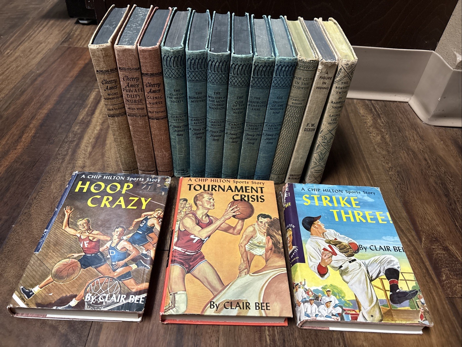 Vintage 1930s-50s Nancy Drew Cherry Ames Chip Hilton Lot 15 Books Grosset