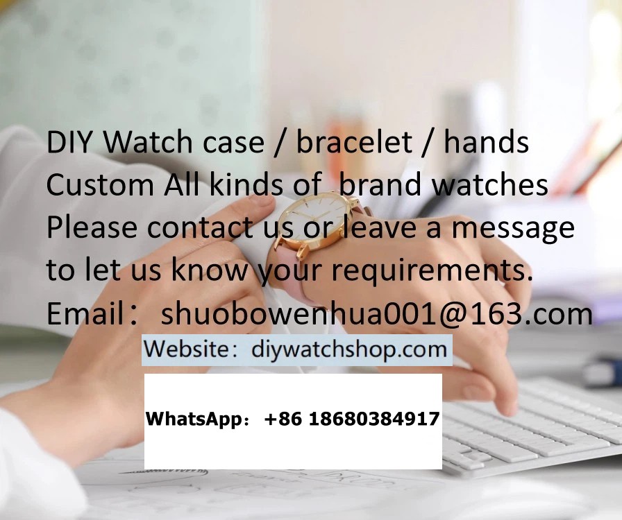 DIY Watch case+ bracelet+hands Custom watches Assembling Watch kits consultancy