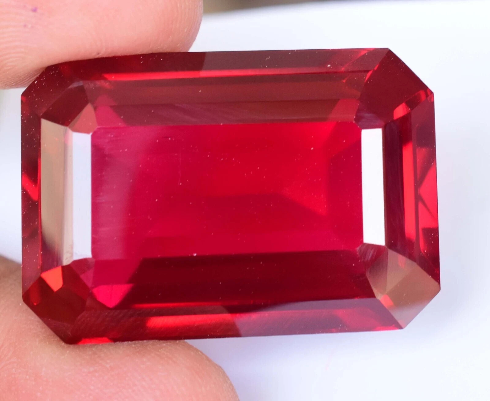 98.10 Ct Natural Mozambique Blood Red Ruby Certified Stunning Gigantic Gemstone