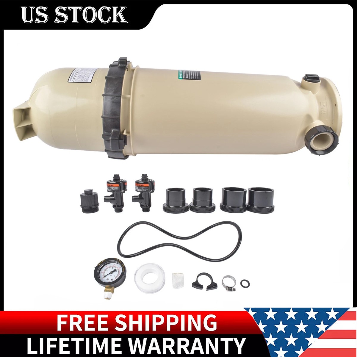 Pentair Clean + Clear Single Cartridge EC-160317 150 Sq.Ft fits Pools/Spas NSF