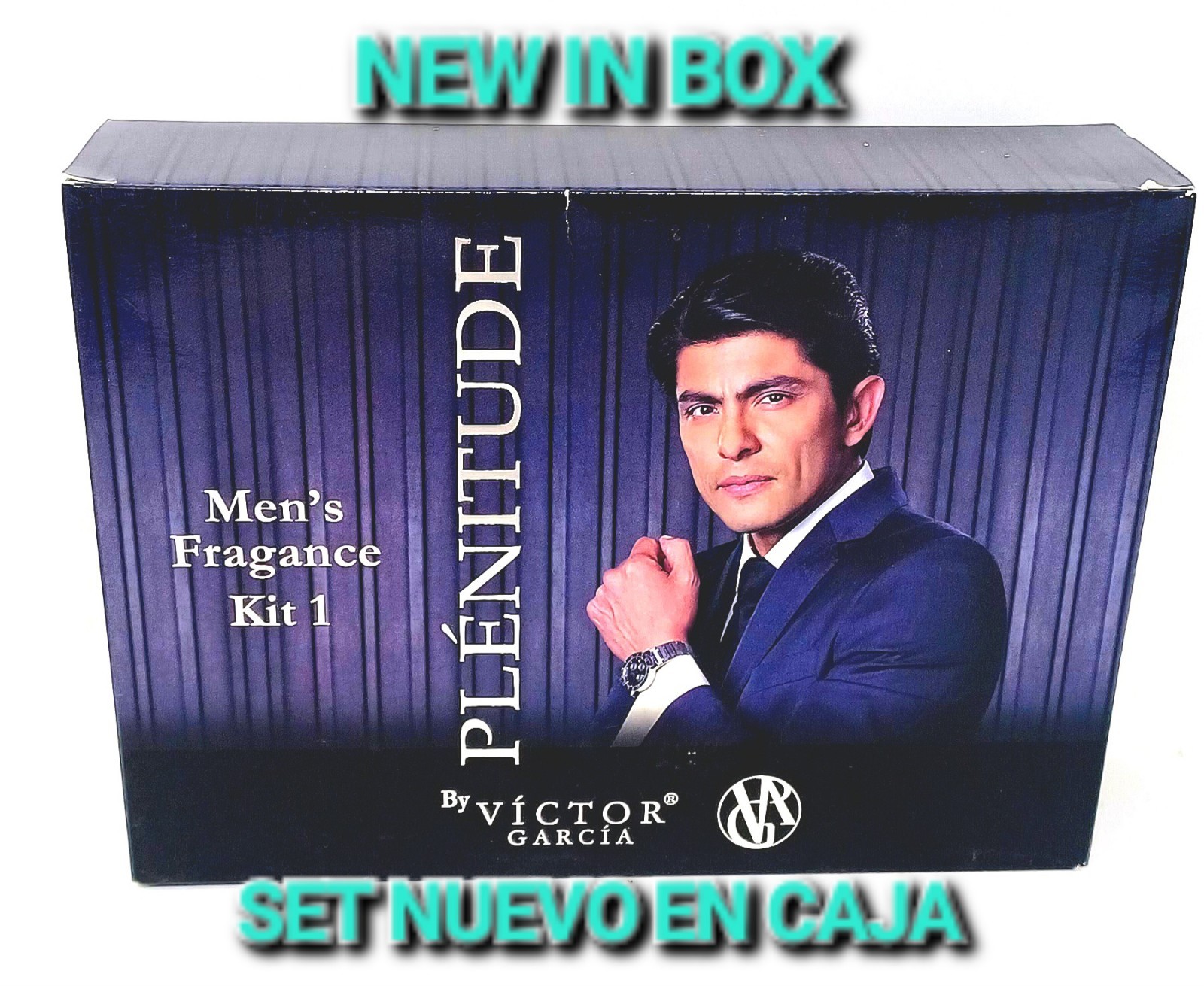 PLENITUDE BY VICTOR GARCIA MEN\'S FRAGANCE KIT NUEVO MARLEN LAMUR SET IMPORTADO. 