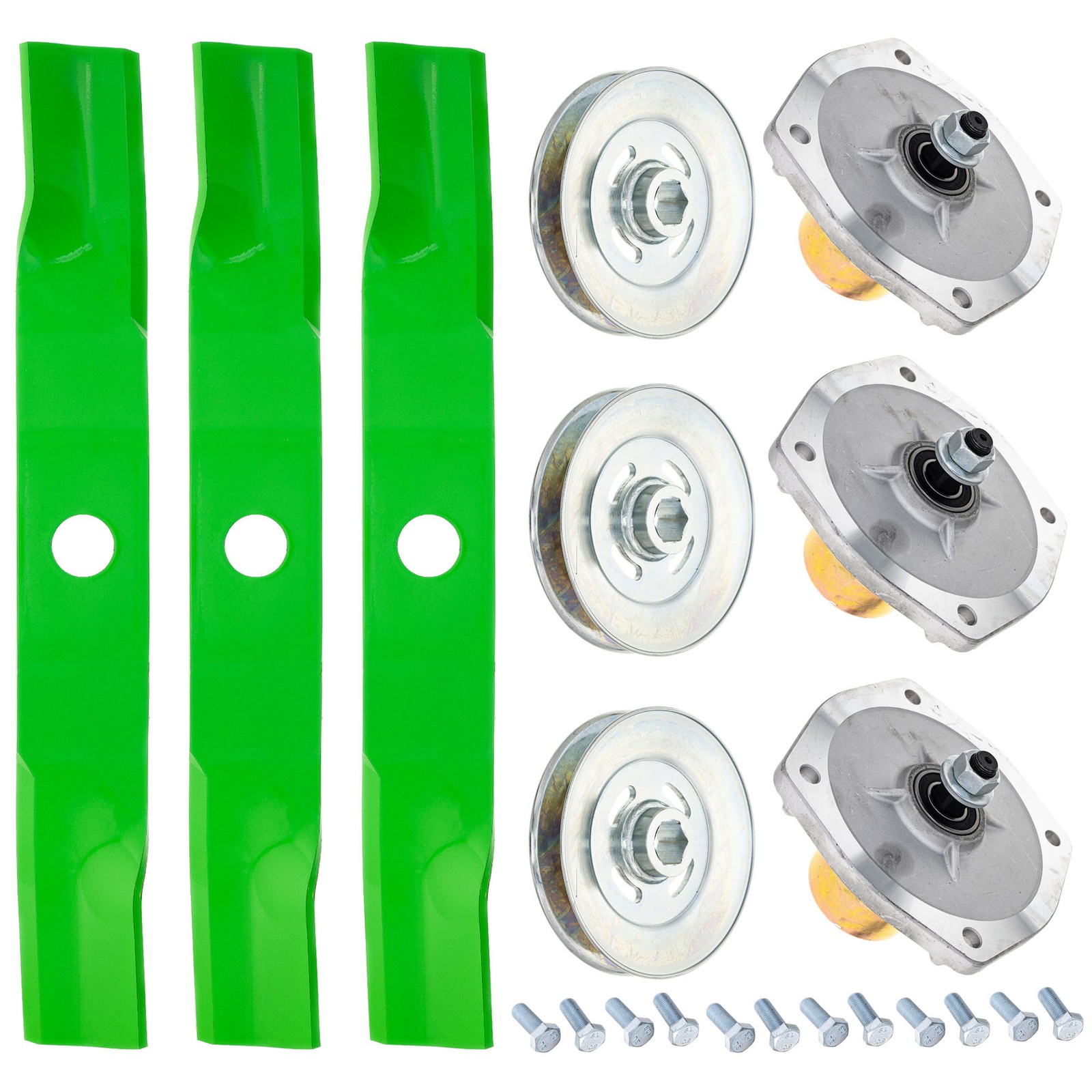 8TEN Blade Spindle Kit for Kubota Z421 Z422 RCK54P-400Z K5613-34340 K5579-34510