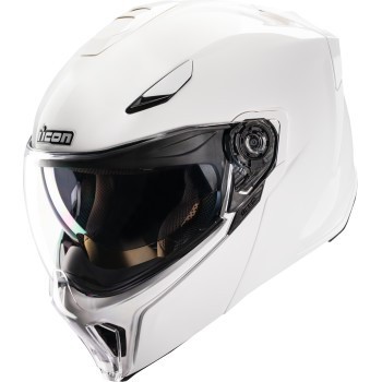 Icon Threshold Modular Helmet Full Face - Solid Gloss White - Adult Size Medium Icon Threshold Modular Helmet Full Face - Solid Gloss White - Adult Size Medium
