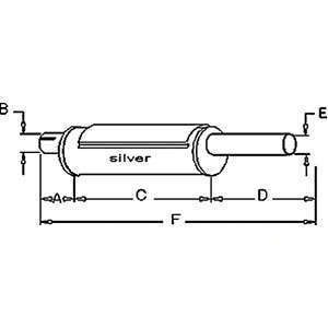 Muffler  fits White/Oliver/Minneapolis Moline 1900 1950