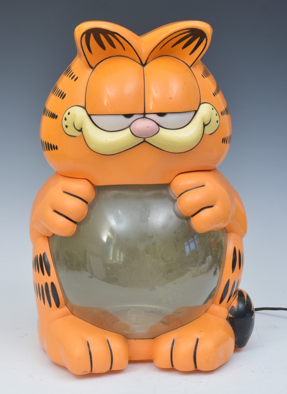 Vintage 1978 GARFIELD Yellow Aquarium Fish Tank Hawkeye United Feature Syndicate