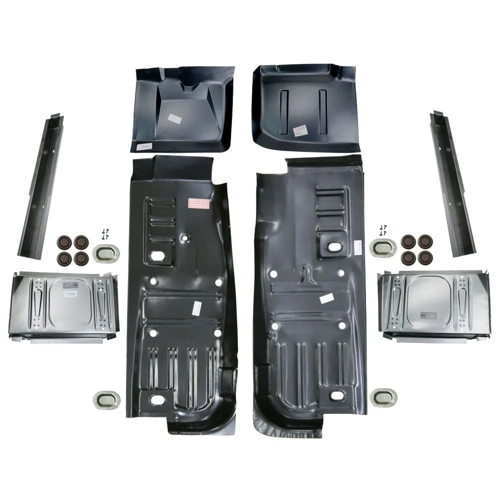 1965-1968 Mustang Mustang Coupe/Fastback Floor Pan Kit Seat Platforms Toe Boards