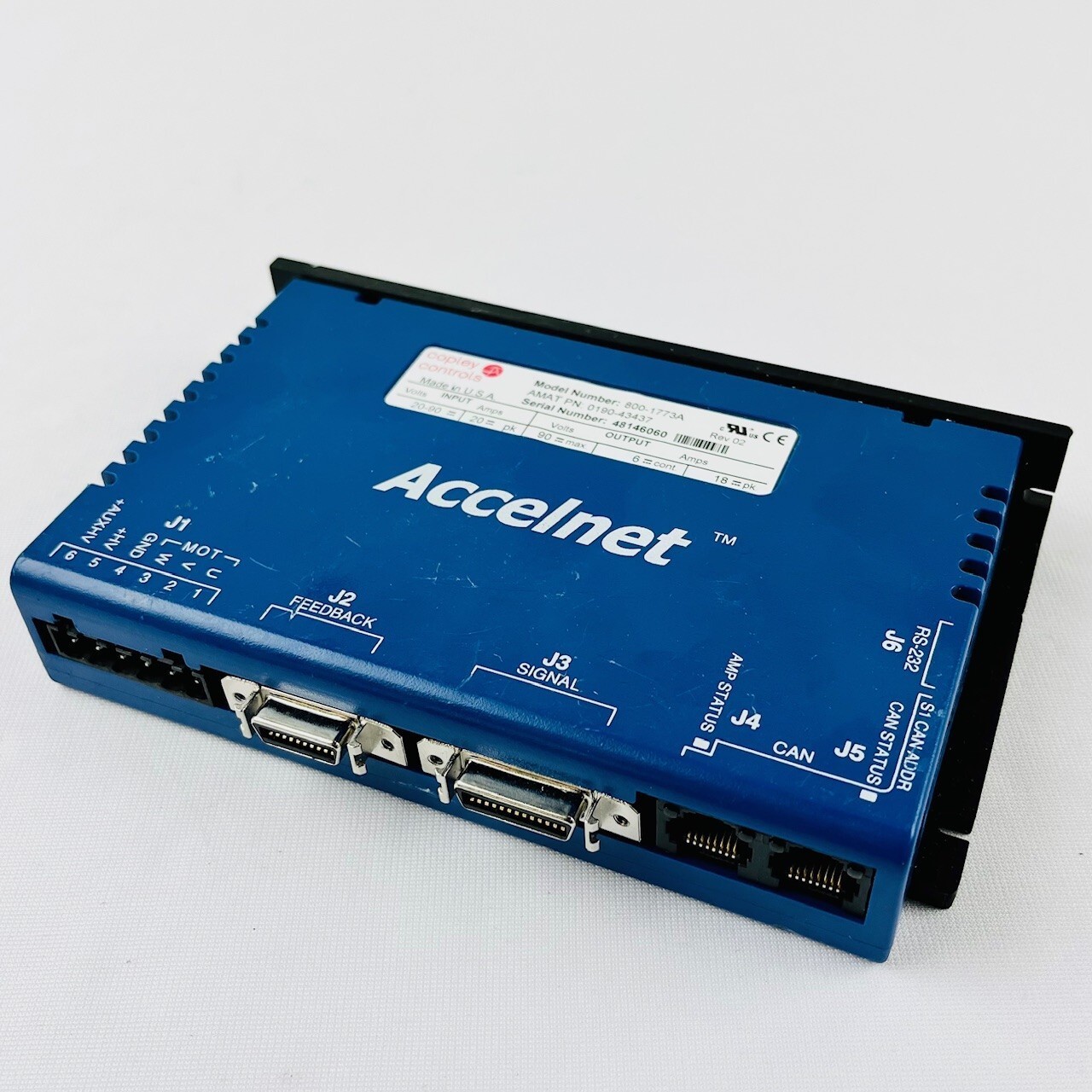 Copley Controls 800-1773A Servo Drive | AMAT 0190-43437 Copley Controls 800-1773A Servo Drive | AMAT 0190-43437