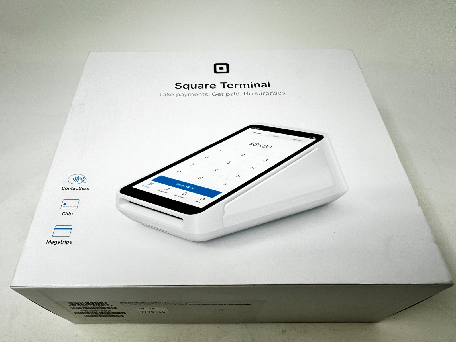 Square Terminal Credit Card Machine White Mobile POS Payment Processing Square Terminal Credit Card Machine White Mobile POS Payment Processing