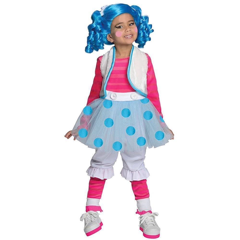 Lalaloopsy Mittens Deluxe Girls size S 4/6 Costume Skirt Belt Bows Rubie's Lalaloopsy Mittens Deluxe Girls size S 4/6 Costume Skirt Belt Bows Rubie's