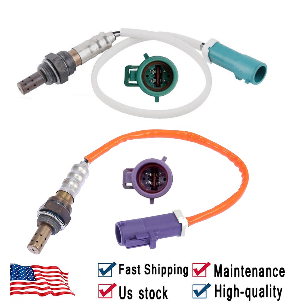 2pcs For Ford Fiesta 1.6L L4 2011-2019 02 Oxygen O2 Sensor Upstream Downstream