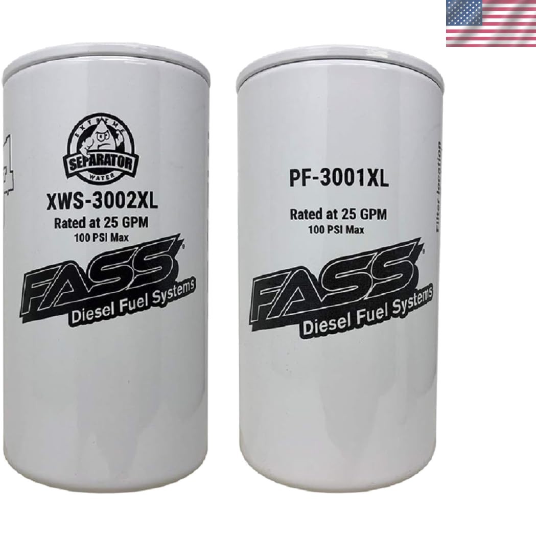 Titanium Series Fuel Filter Combo XWS-3002XL & PF-3001XL: High-Efficiency Pair