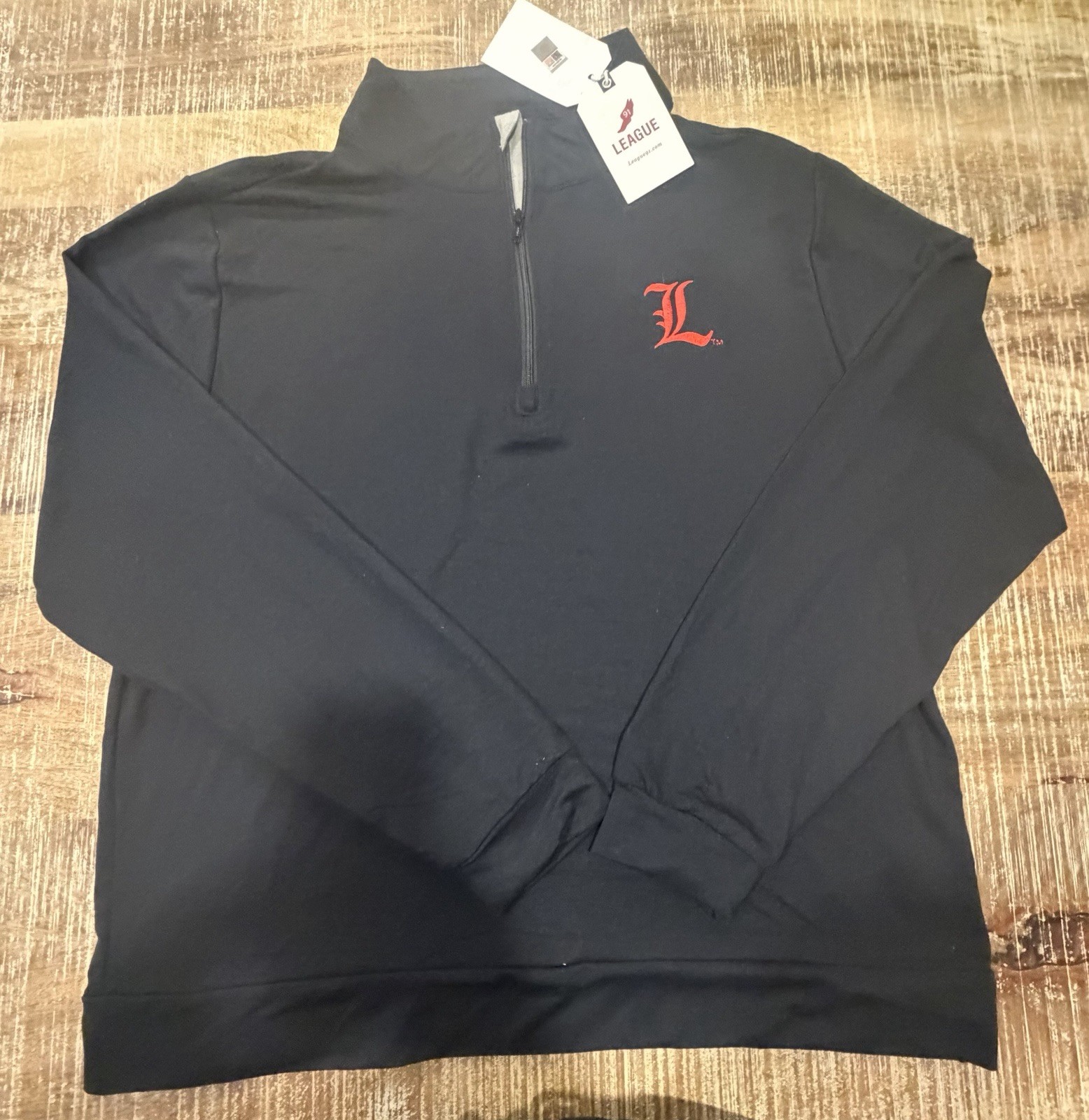 Louisville Cardinals League Brand Men’s Large 1/4 Zip Pullover Nwt Louisville Cardinals League Brand Men’s Large 1/4 Zip Pullover Nwt