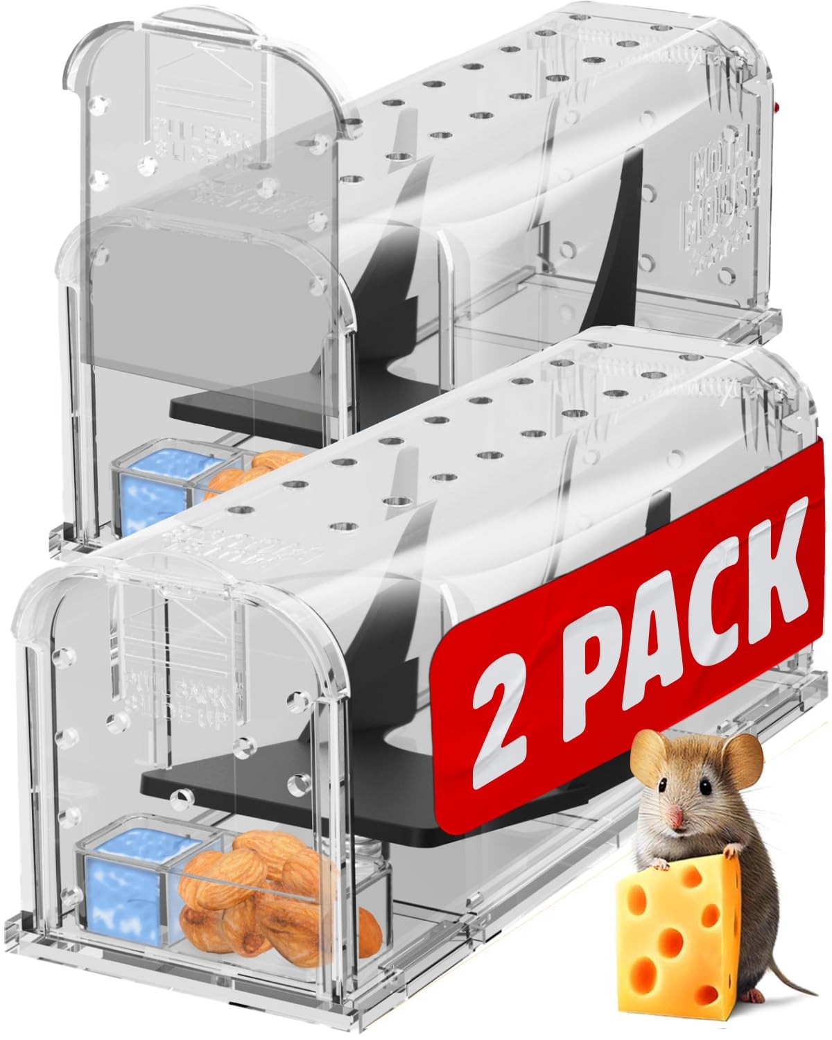 Motel Mouse Humane Traps No Kill Live Catch and Release 2 Regular White Motel Mouse Humane Traps No Kill Live Catch and Release 2 Regular White