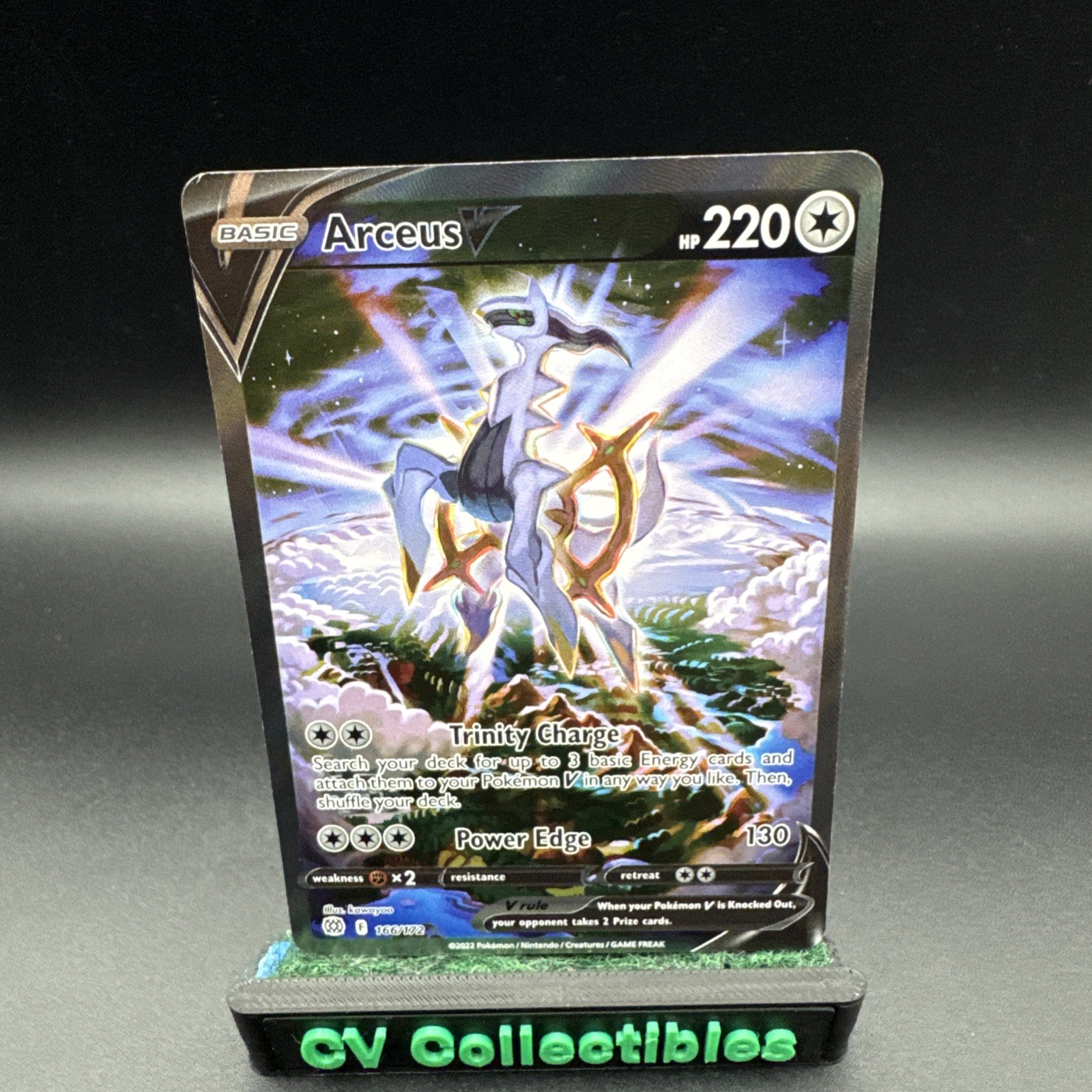 Pokemon TCG - Arceus V (Alt. Art)  - 166/172 - Brilliant Stars