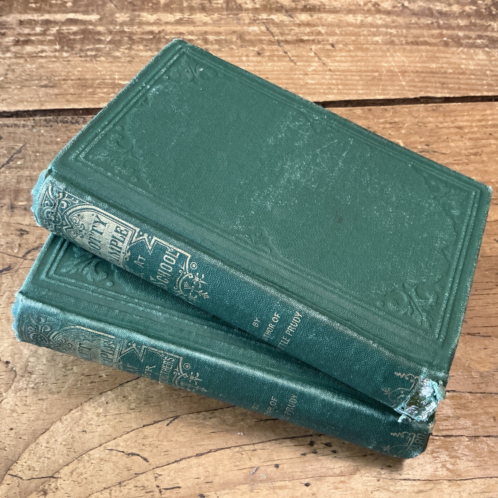  DOTTY DIMPLE STORIES 1870 Sophie May- At School/Grandmothers - lot of 2