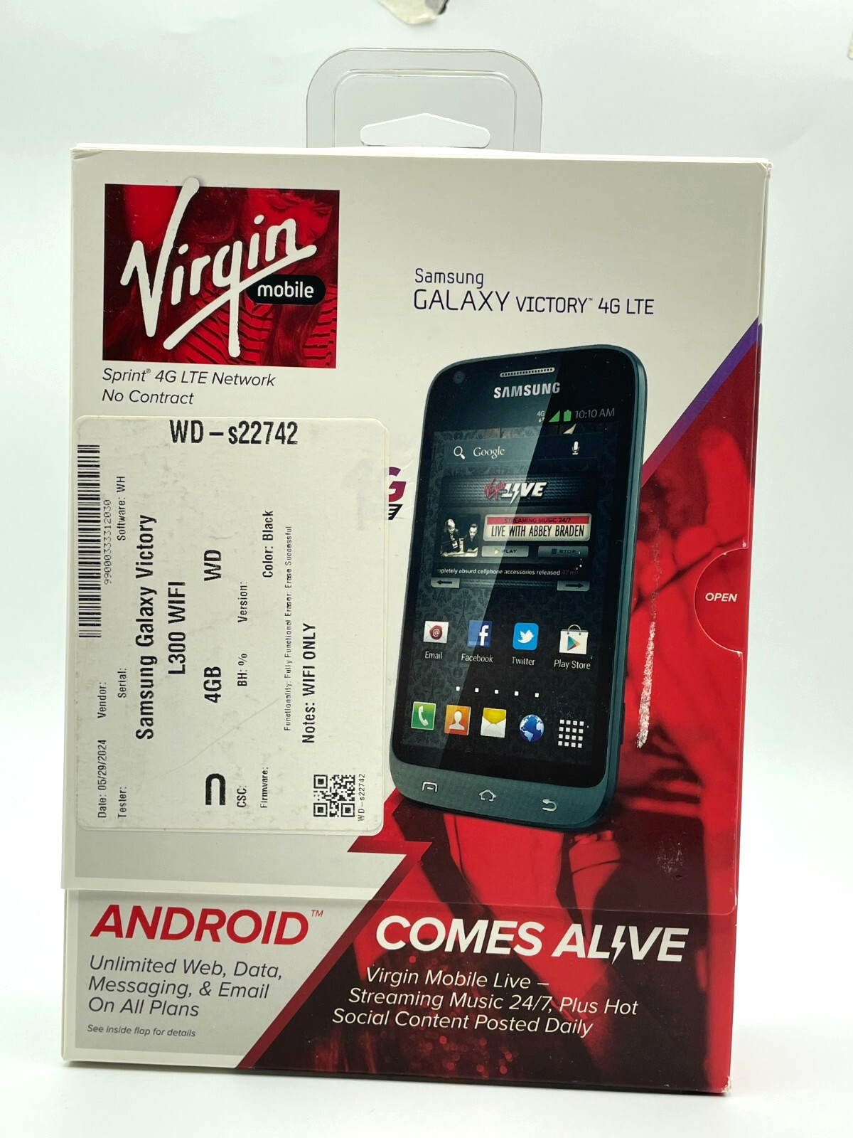 (Virgin Mobile) Samsung Galaxy Victory 4G LTE 32GB Gray - NEW IN OEM BOX (Virgin Mobile) Samsung Galaxy Victory 4G LTE 32GB Gray - NEW IN OEM BOX