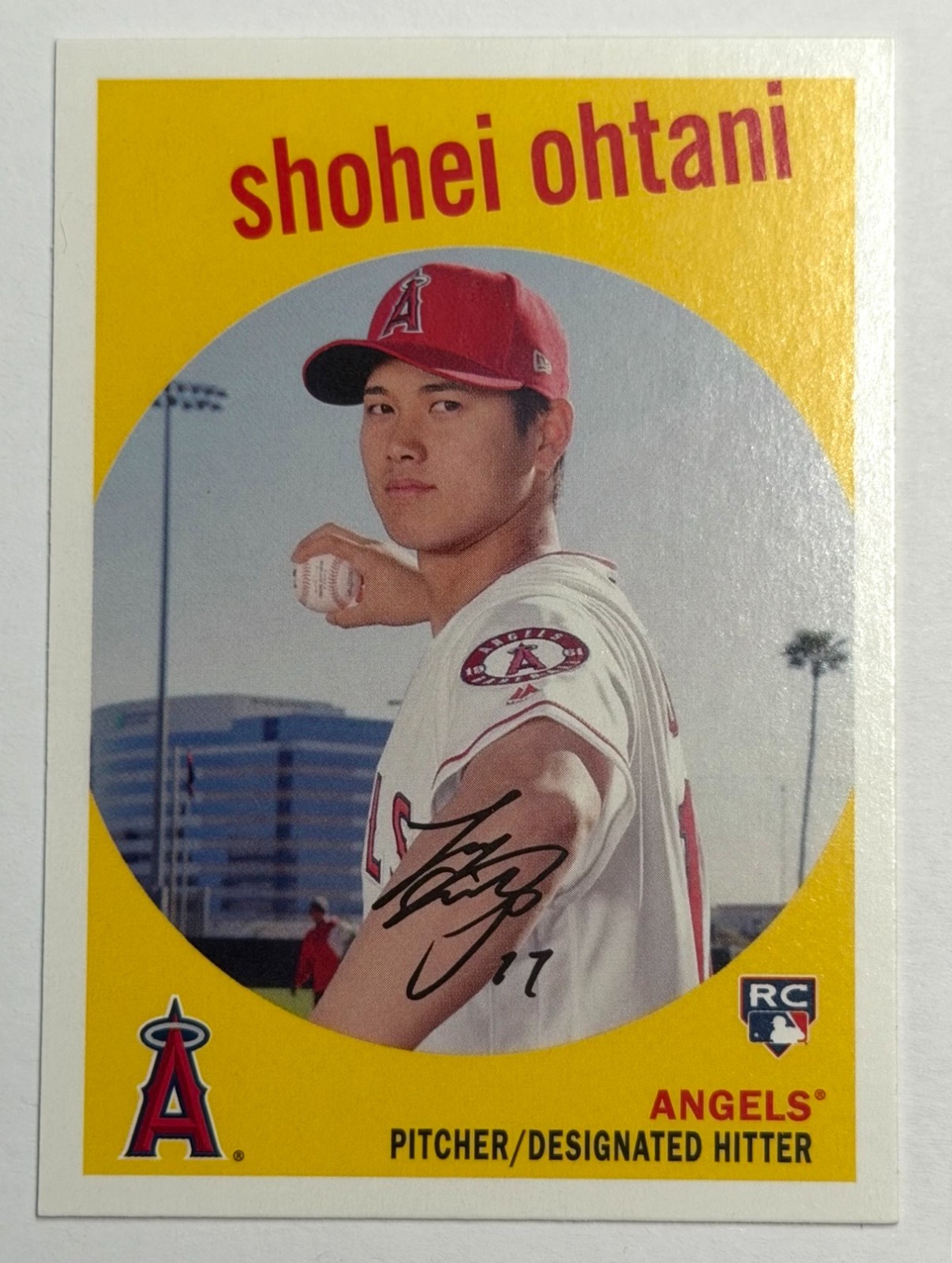 2018 Topps Archives - 1959 Design Shohei Ohtani #50 Pitching Pose (RC)
