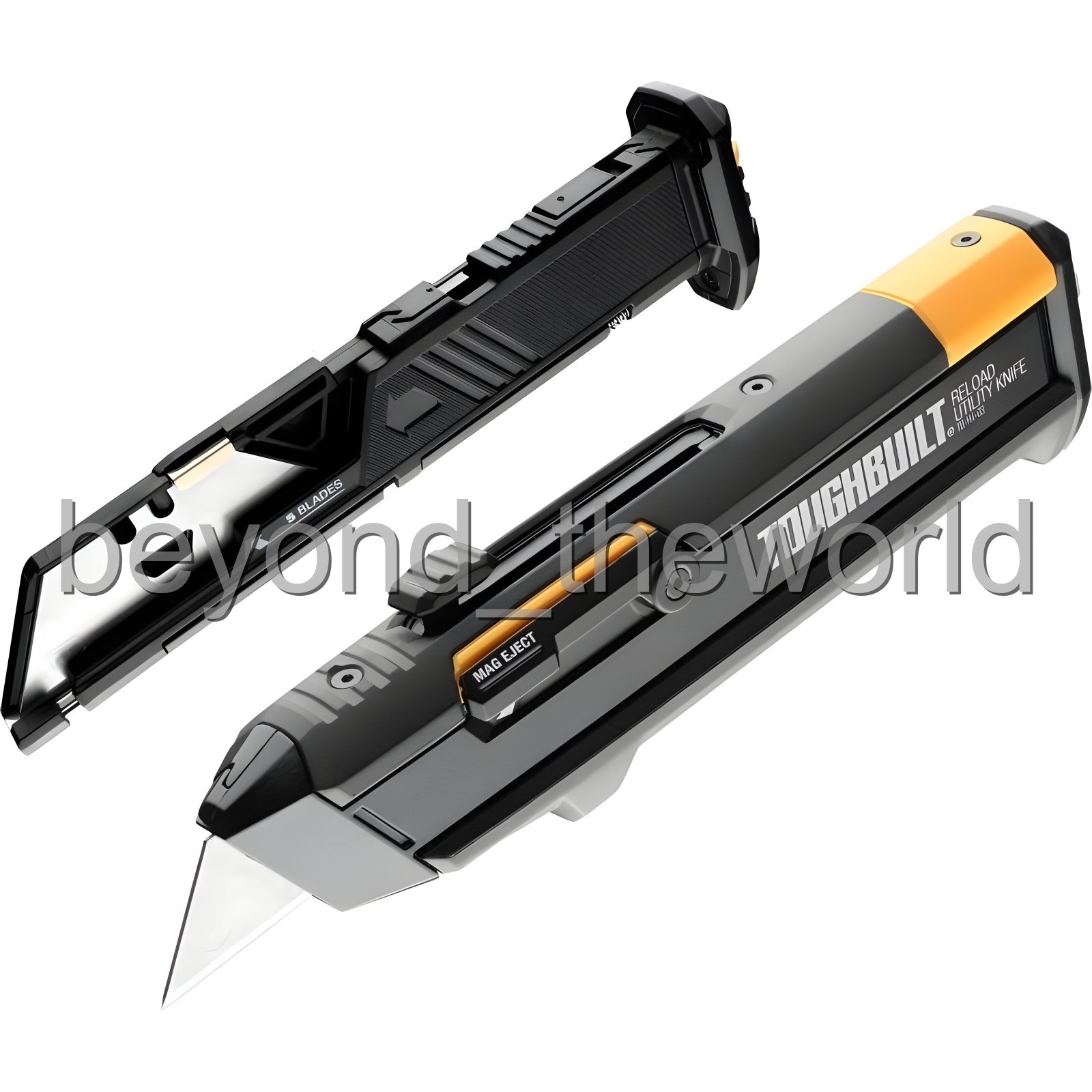 TOUGHBUILT TB-H4S2-03 Easy Reloading Utility Knife Black 1 pc 6.5