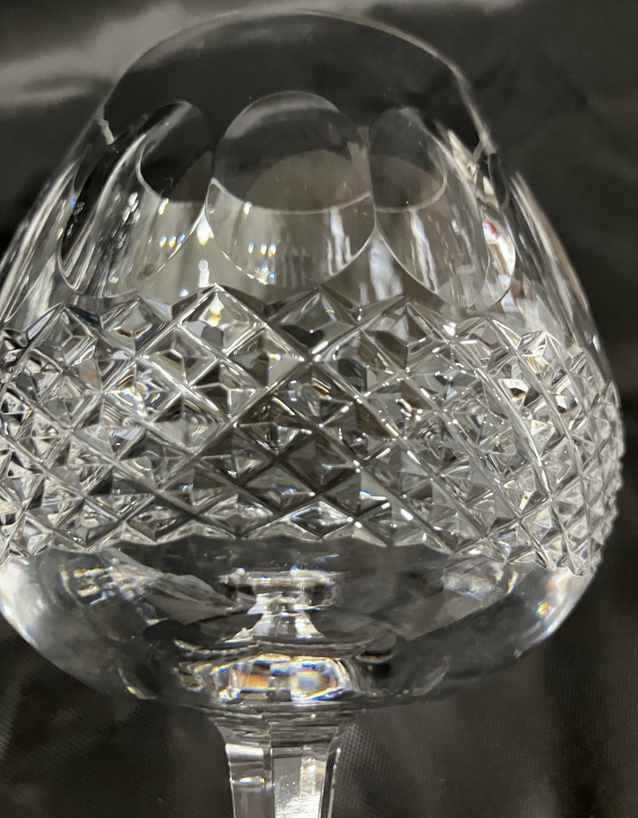 Vtg Waterford Crystal COLLEEN Short Stem Brandy Snifter Glass 5 1/8\