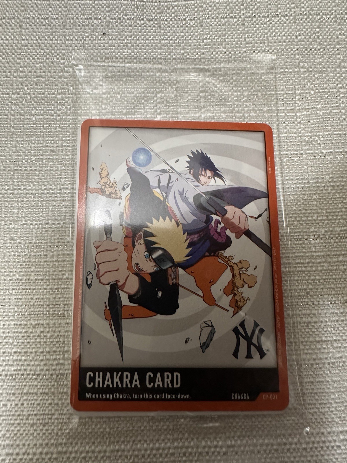 Bandai Namco Naruto Card Game Promo CP-001 Chakra Card Naruto Sasuke Bandai Namco Naruto Card Game Promo CP-001 Chakra Card Naruto Sasuke