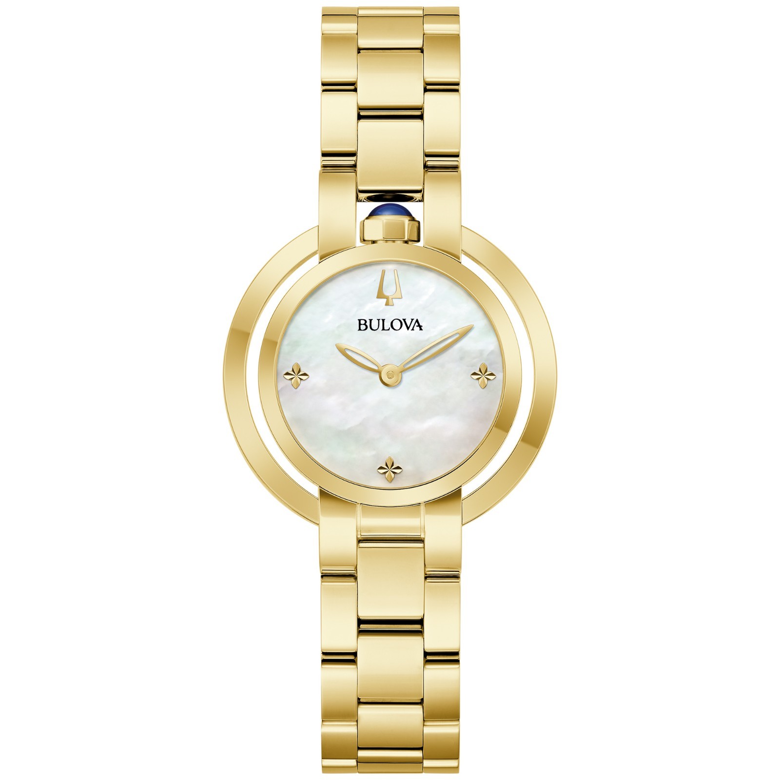 Bulova Women\'s Rubaiyat Gold Tone Stainless Steel Watch 30MM 97L181 Bulova Women\'s Rubaiyat Gold Tone Stainless Steel Watch 30MM 97L181