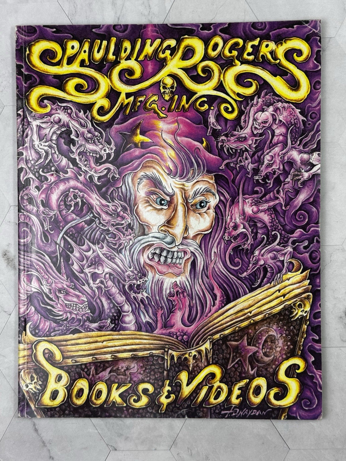Vintage 1993-1994 Spaulding Rogers Mfg Tattoo Supply Books & Videos Catalog Huck Vintage 1993-1994 Spaulding Rogers Mfg Tattoo Supply Books & Videos Catalog Huck