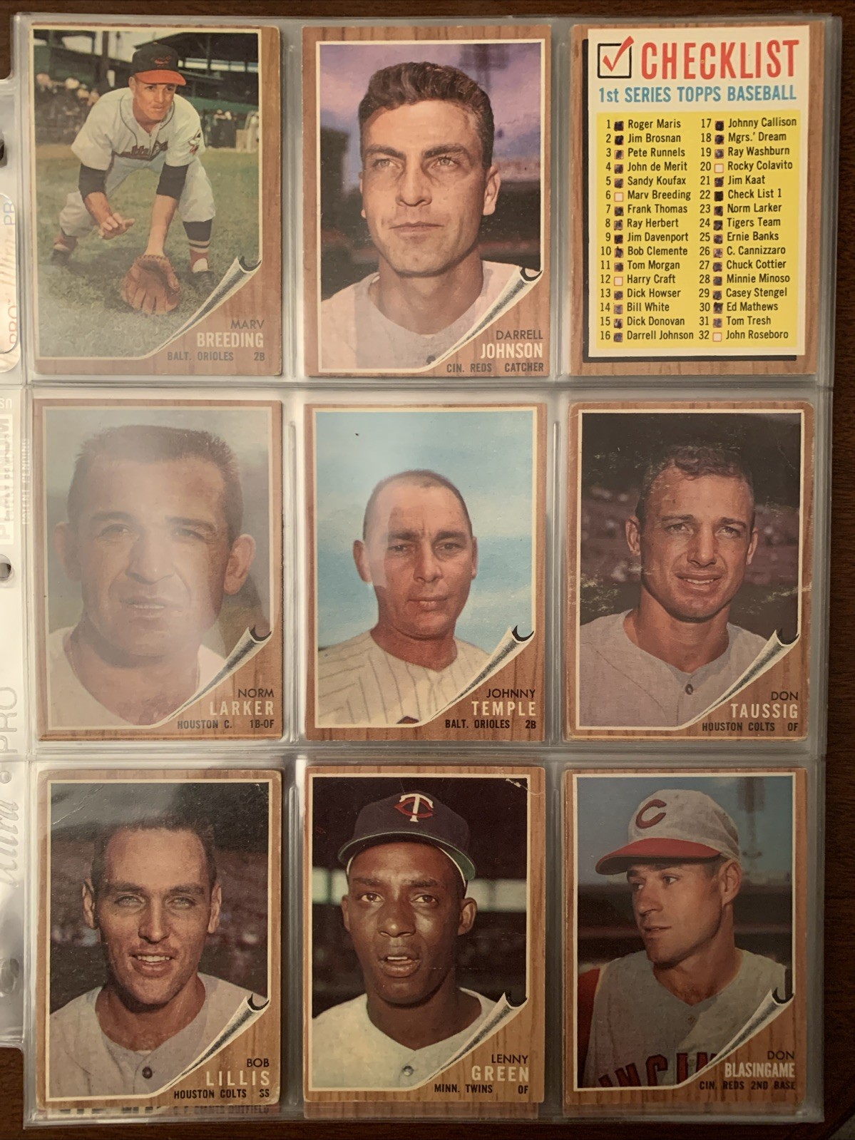 1962 Topps MLB Baseball Lot (94)CARDS/~99% COMMONS+Checklists/w/(22)High#s(500s)