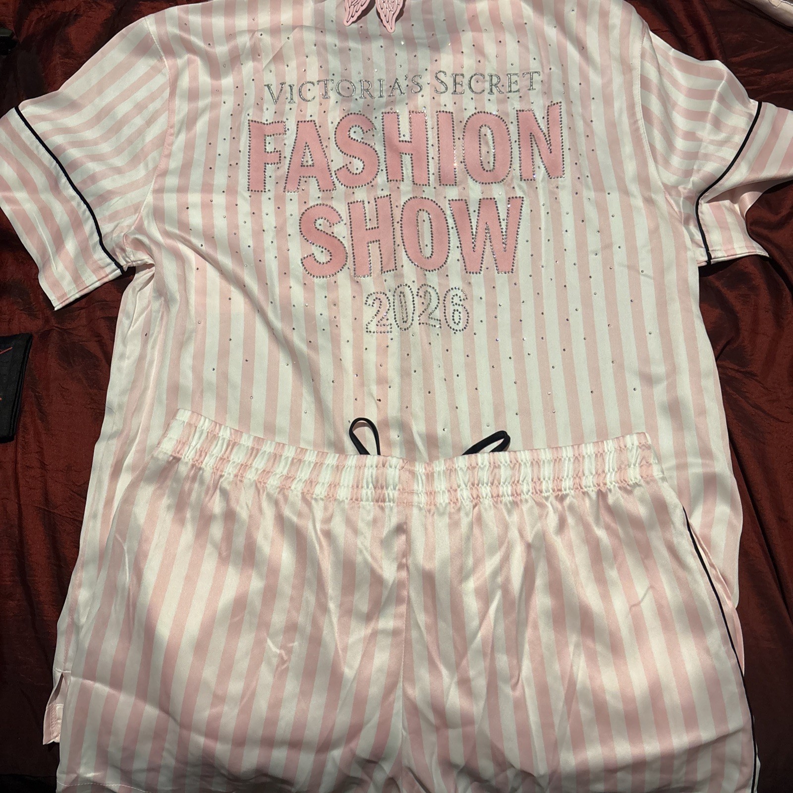 Victoria\'s Secret Pajama Set Pink/White Striped Small brand new in package Victoria\'s Secret Pajama Set Pink/White Striped Small brand new in package