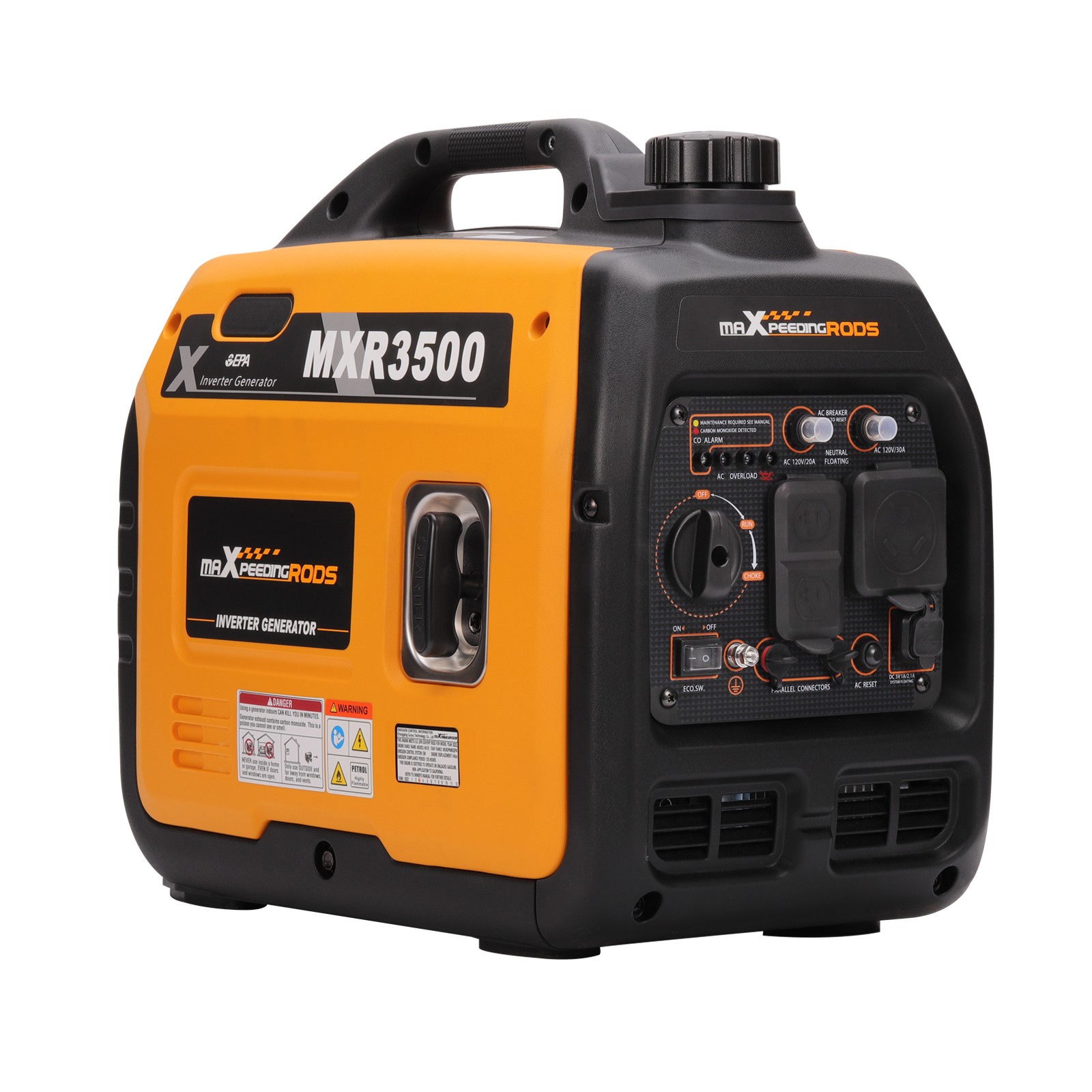 3500 Watt Portable Gas Powered Generator Inverter Generators Portable Quiet