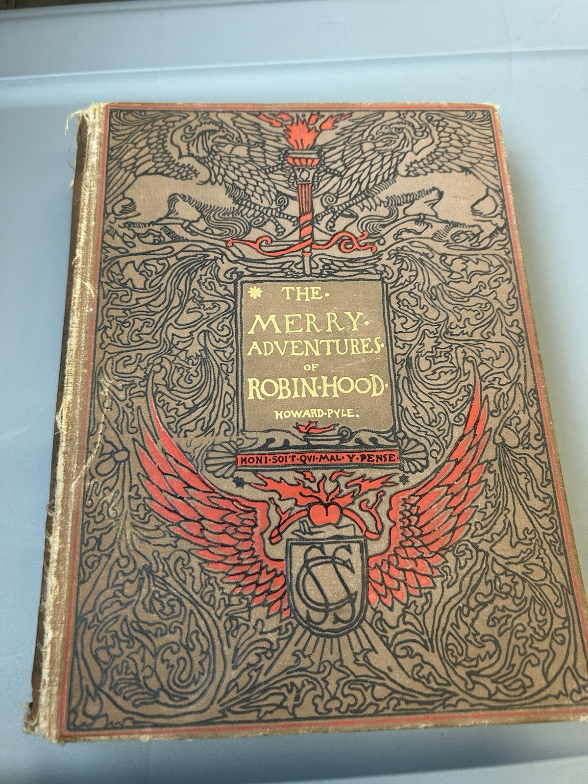 1903 Howard Pyle MERRY ADVENTURES OF ROBIN HOOD Scribner Antique Illustrated