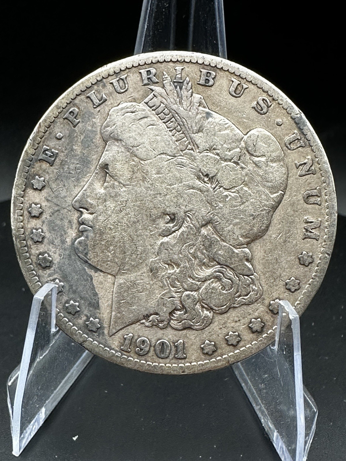 1901-S Morgan Silver Dollar $1 San Francisco Better Date 90% Silver Raw Coin