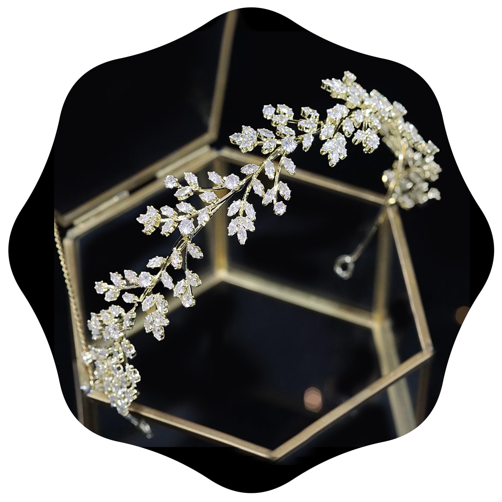 Fashion Bridal Headpieces Wedding Bride Accessories Cubic Zirconia Headbands CZ