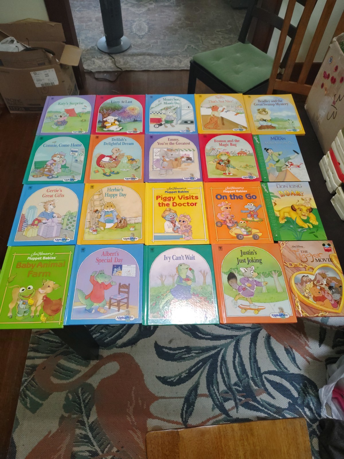 Vintage Grolier Kids Book Lot Of 20 Hardcover; Alpha Pets, Disney, Etc Vintage Grolier Kids Book Lot Of 20 Hardcover; Alpha Pets, Disney, Etc