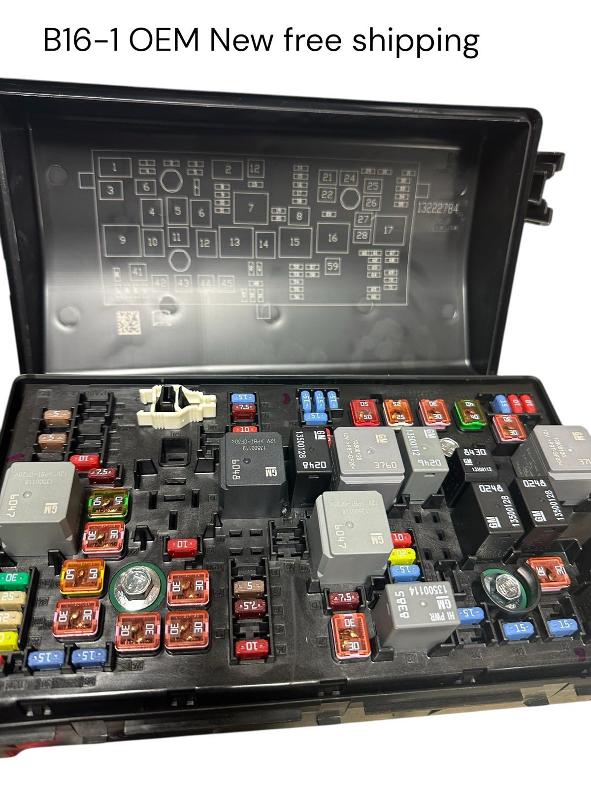 OEM 2011-2017 Buick Regal 2.4L Fusebox Fuse Box Relay Module 13222782 OEM 2011-2017 Buick Regal 2.4L Fusebox Fuse Box Relay Module 13222782