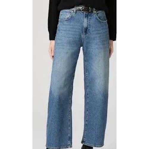 Paige Arellia High Waist Ankle Barrel Jeans Womens 29 Blue New Heritage Seam