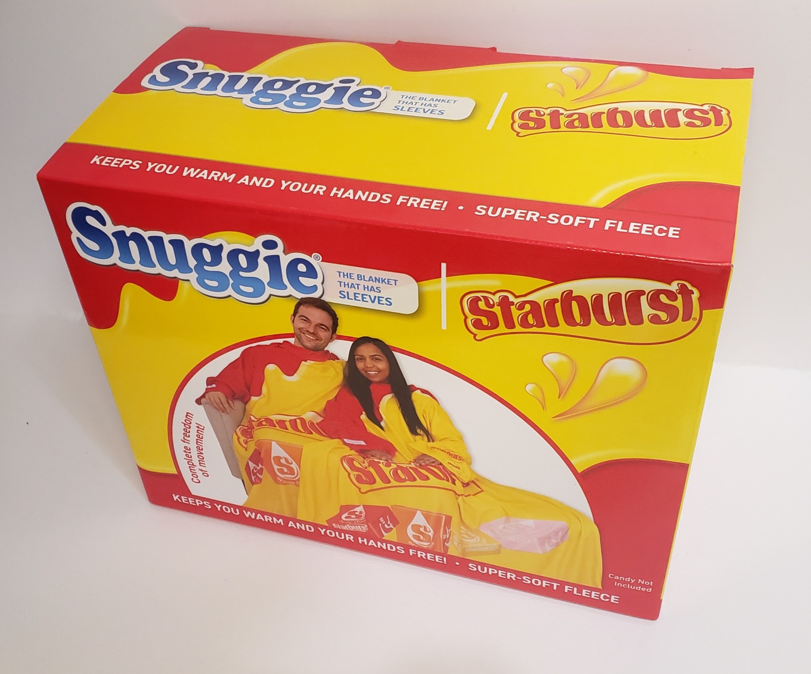 Snuggie Starburst Fleece Blanket w/ Sleeves - 71” x 54” - New- Snuggie Starburst Fleece Blanket w/ Sleeves - 71” x 54” - New-