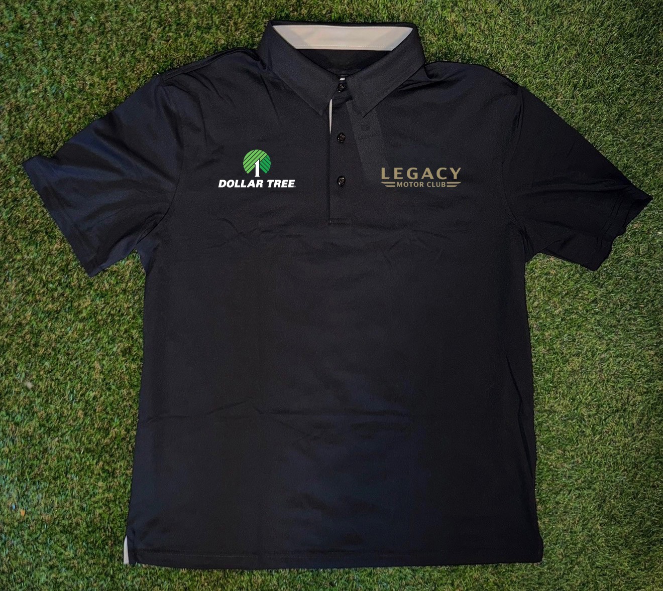 2026 Legacy Motor Club Dollar Tree Team Crew Polo (Large) 2026 Legacy Motor Club Dollar Tree Team Crew Polo (Large)