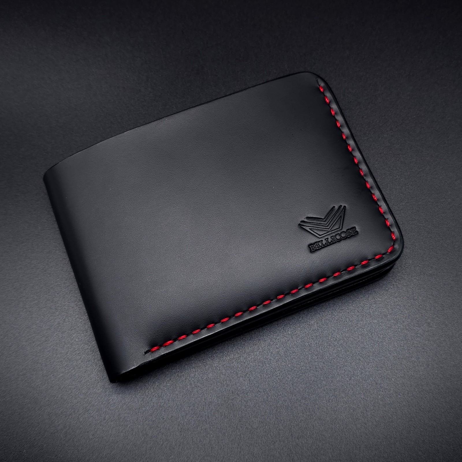 Bifold Leather Wallet for Men, Handcrafted Leather Wallet Premium Quality w/RFID
