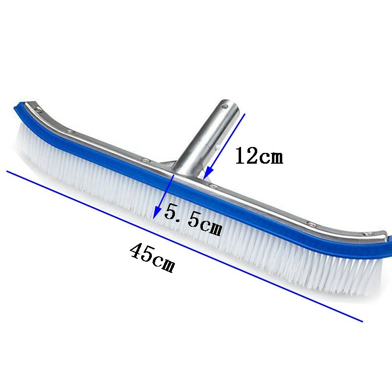 US 18inch Aluminium Swimming Pool Cleaning Brush Head Heavy Duty Wall Floor US 18inch Aluminium Swimming Pool Cleaning Brush Head Heavy Duty Wall Floor