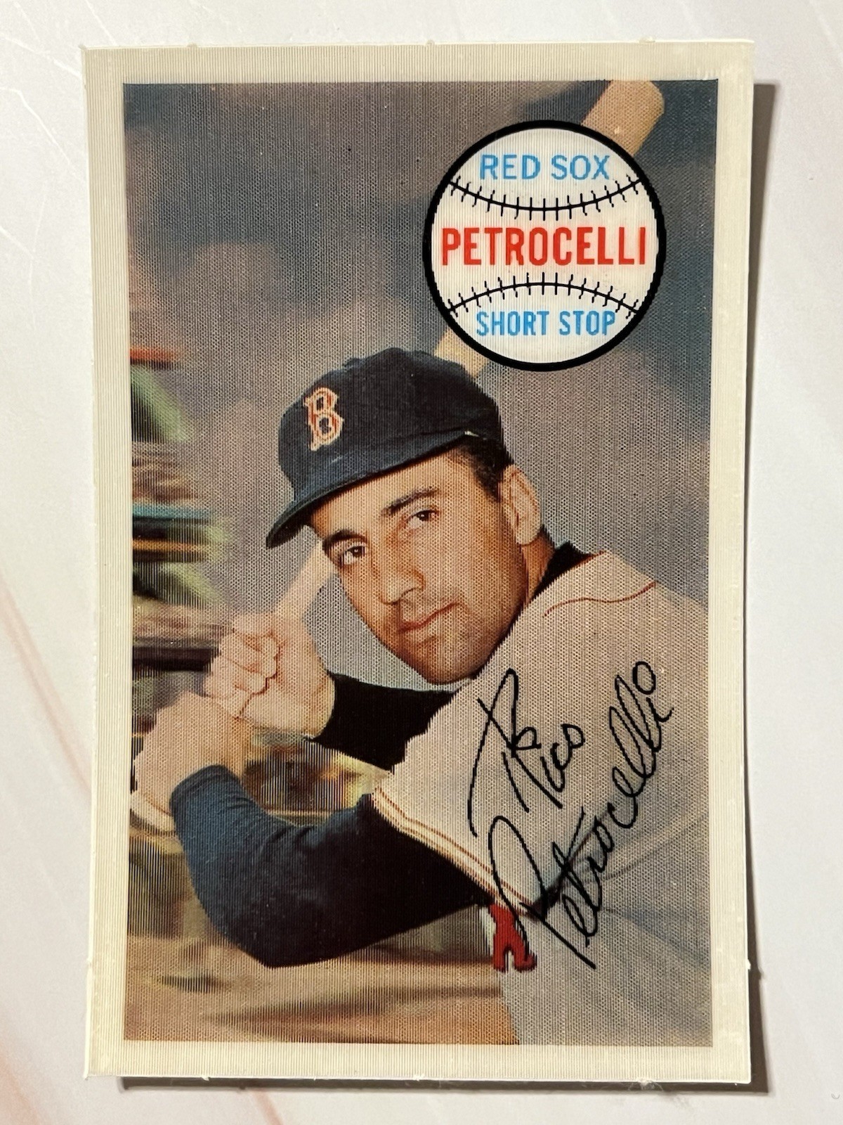 1970 Kellogg\'s 3-D Baseball Super Star Rico Petrocelli Boston Red Sox #54