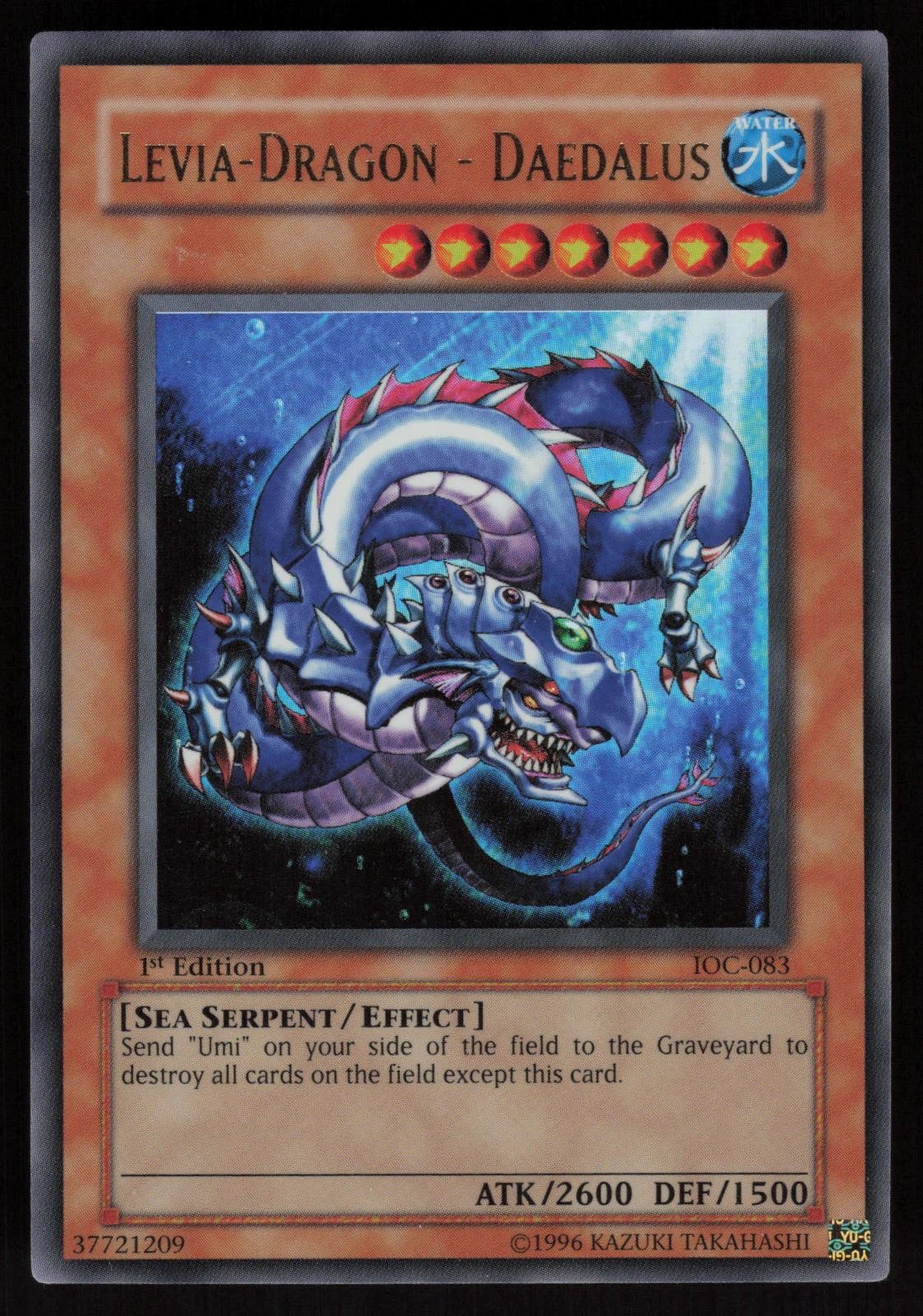 Levia-Dragon - Daedalus IOC-083 Invasion of Chaos 1st Edition YU-GI-OH