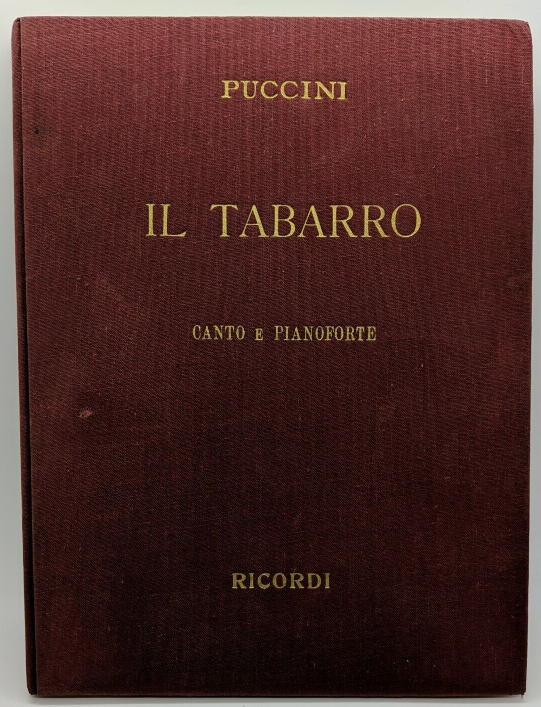 Puccini Il Tabarro Canto E Pianoforte Ricordi h(Hardcover) READ Puccini Il Tabarro Canto E Pianoforte Ricordi h(Hardcover) READ