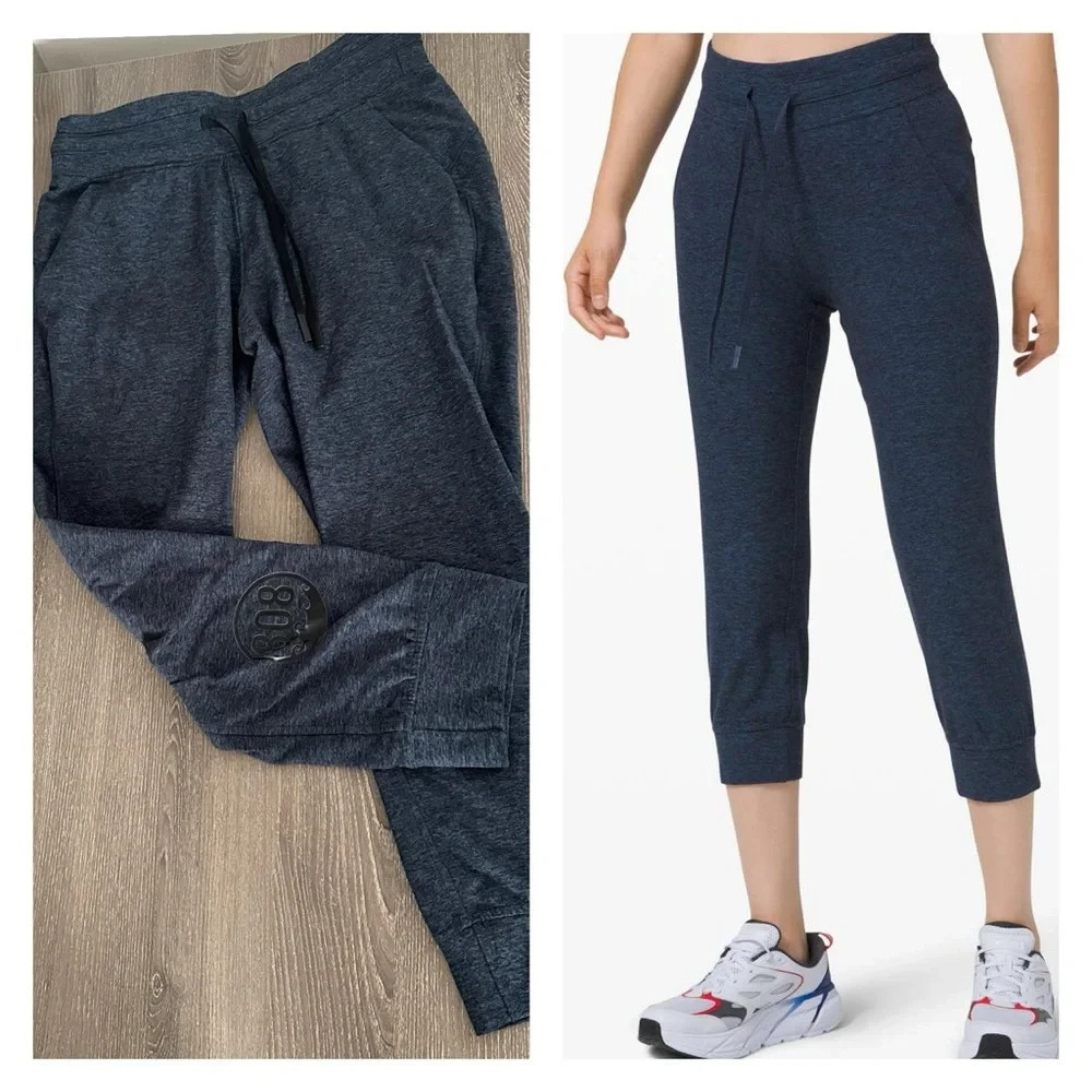 6 Lululemon Ready to Rulu Jogger Crop Heathered True Navy Black Hawaii 808 6 Lululemon Ready to Rulu Jogger Crop Heathered True Navy Black Hawaii 808