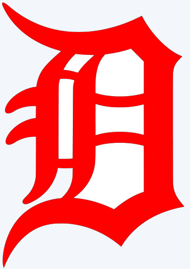 Detroit Tigers Vinyl Decal Sticker - You choose color and size