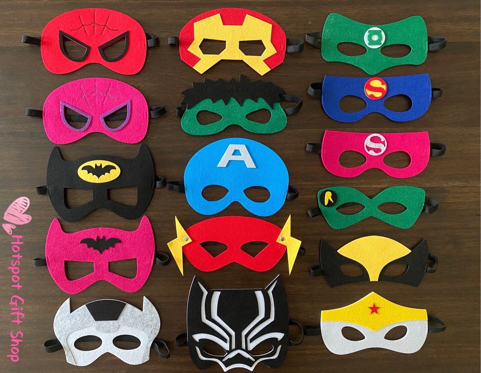 16/18PCS Party Pack Kids Superhero Masks,Superhero Birthday Party Favors,Costume 16/18PCS Party Pack Kids Superhero Masks,Superhero Birthday Party Favors,Costume