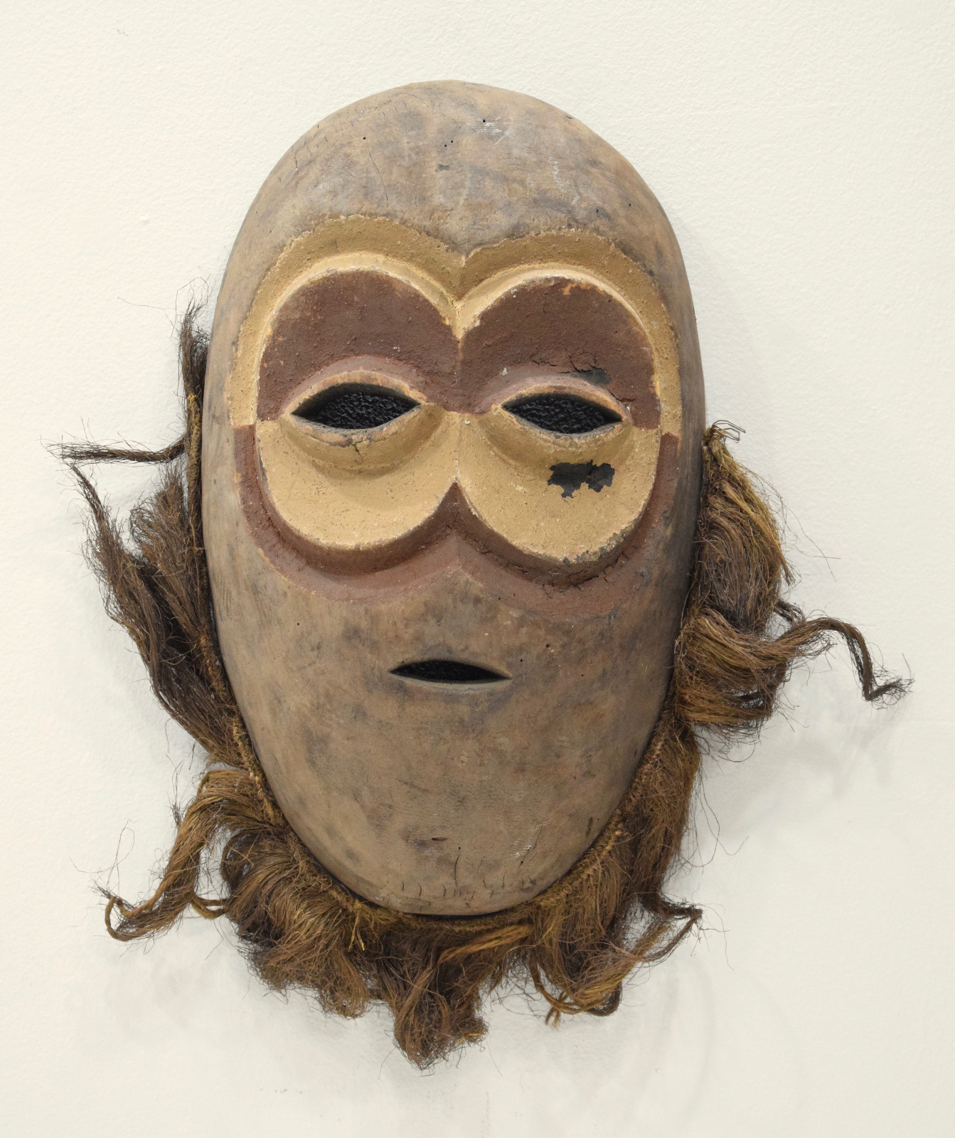 African Mask Lega Bearded Wood Mask DRC 20\