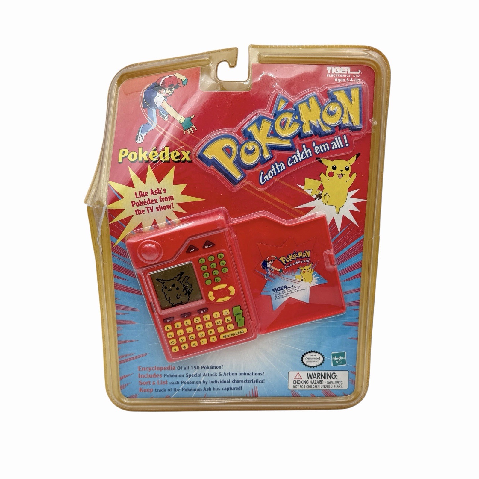 Pokemon Pokedex Tiger Electronics 1999 New SEALED UNOPENED RARE Pokemon Pokedex Tiger Electronics 1999 New SEALED UNOPENED RARE