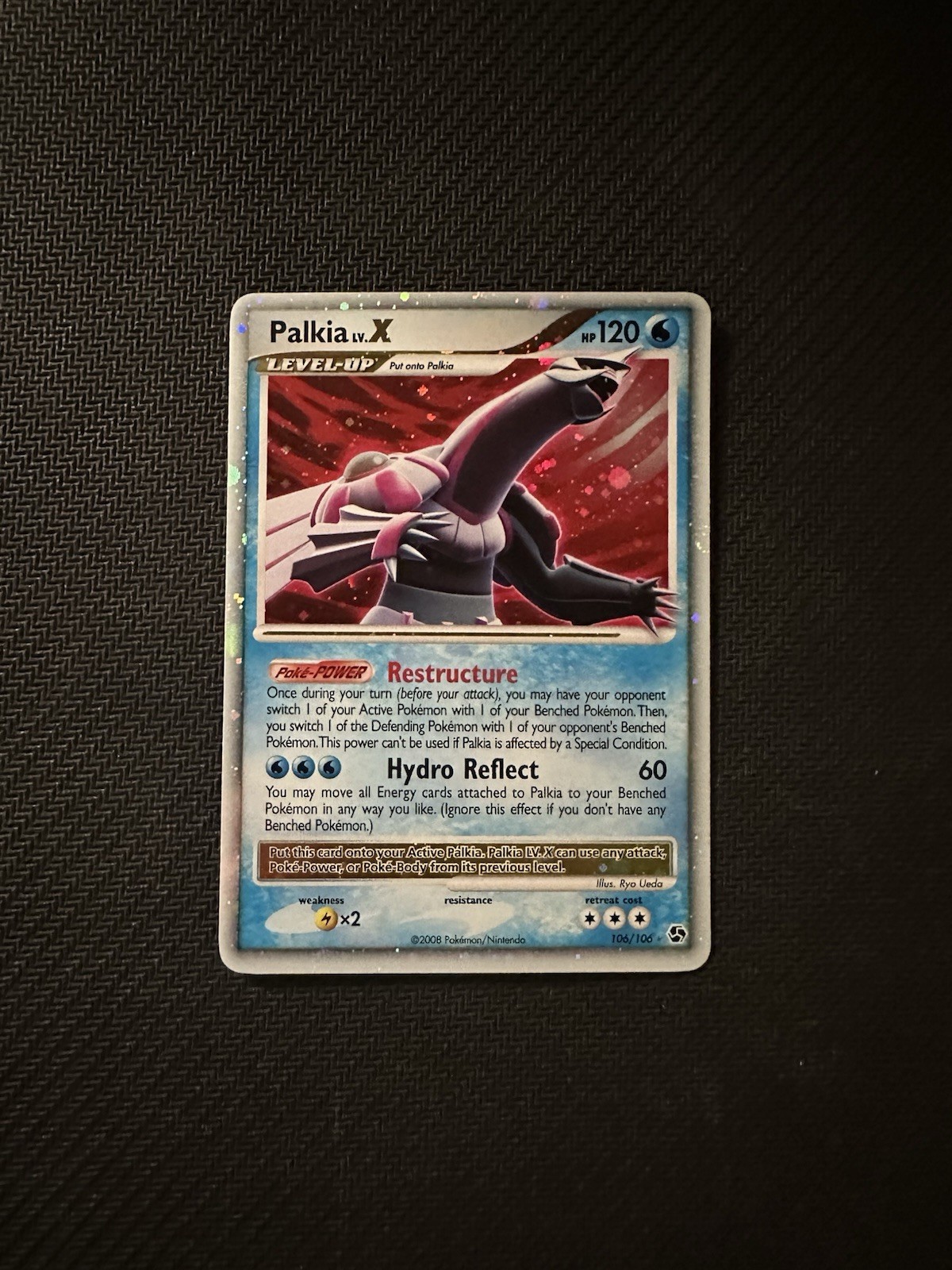 Pokémon Palkia LV.X - 106/106 Great Encounters Holo - HP 120 - English - NM