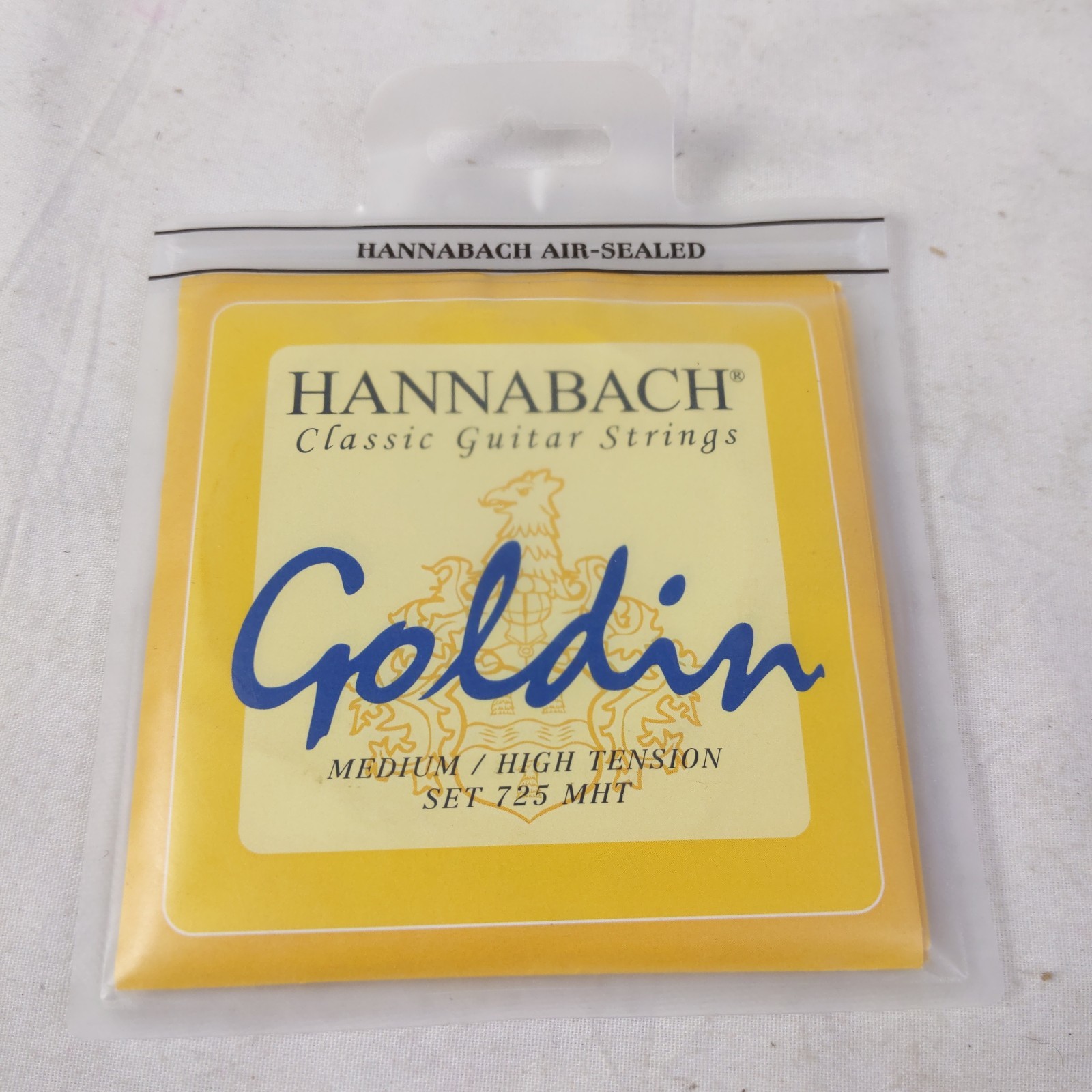 Hannabach Series 725 Classical Guitar Strings Medium/High Tension Goldin/Carb...