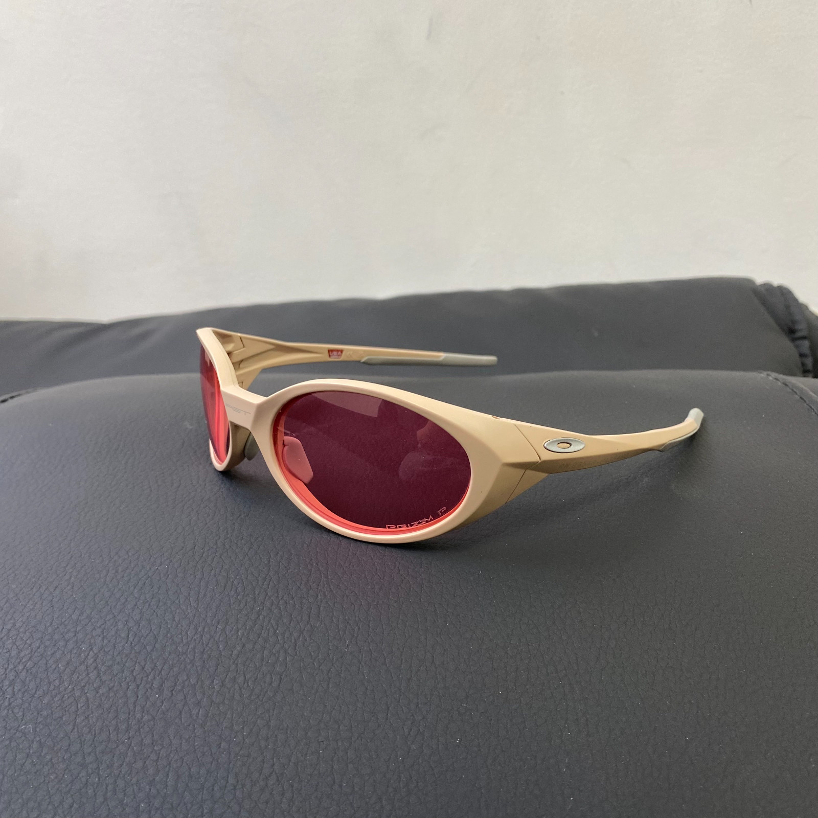 Vintage Pink Oakley OO9438 Eye Jacket Polarized Sunglasses PRIZM Pink Lenses Y2K